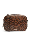 GANNI GANNI MINI LEOPARD PRINT CROSS-BODY BAG,15693890