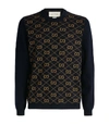 GUCCI KNITTED GG SUPREME jumper,15695717