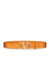 VALENTINO GARAVANI GARAVANI LEATHER VLOGO BELT,15695926