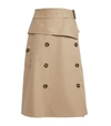 PROENZA SCHOULER TRENCH COTTON MIDI SKIRT,15697097