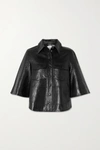 GANNI LEATHER SHIRT