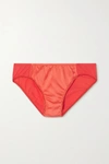 ARAKS + NET SUSTAIN YAHVI COTTON AND STRETCH-SILK BRIEFS