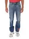 GUCCI GUCCI FLARED MARBLE WASHED DENIM JEANS