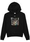 OFF-WHITE PASCAL PAINTING PRINTED HOODED COTTON SWEATSHIRT,3883895