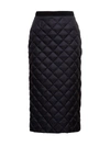 MONCLER MONCLER QUILTED PENCIL SKIRT