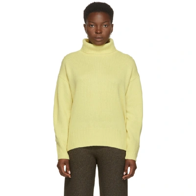 Arch4 Yellow Cashmere Worlds End Turtleneck In Limon