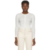 ARCH4 WHITE CASHMERE BLITHFIELD CARDIGAN