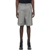 MAISON MARGIELA MAISON MARGIELA BLACK AND WHITE HOUNDSTOOTH SHORTS