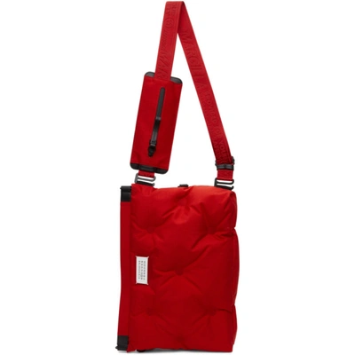 Maison Margiela Red Glam Slam Messenger Bag In T4029 Red