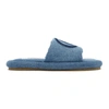 MM6 MAISON MARGIELA MM6 MAISON MARGIELA BLUE DENIM 6 SANDALS