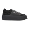 MM6 MAISON MARGIELA BLACK PLATFORM SNEAKERS