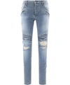 BALMAIN BALMAIN DISTRESSED JEANS