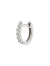 ROXANNE FIRST 14KT WHITE GOLD AND DIAMOND HOOP EARRING