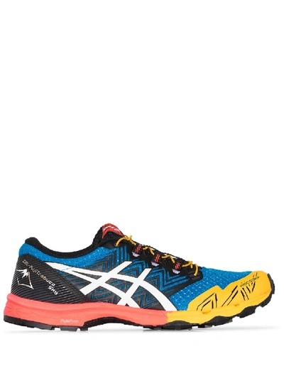 Asics Multicoloured Gel-fujitrabuco Sky Sneakers In Blue