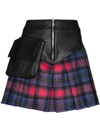 NATASHA ZINKO TARTAN MINI SKIRT