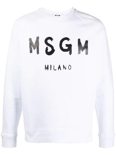 MSGM PRINTED LOGO SWEATSHIRT