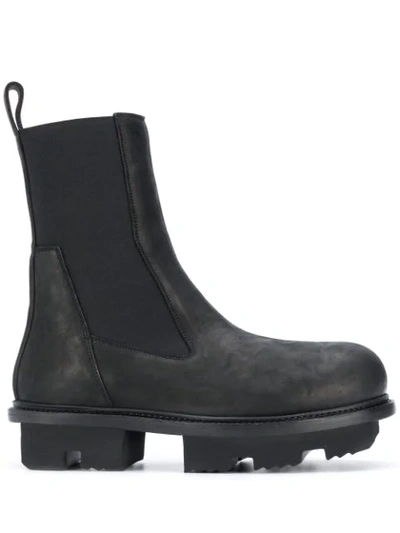 Rick Owens Rick Ownes Beatle Megatooth Boots In Black