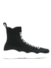 MOSCHINO TEDDY HIGH-TOP SNEAKERS