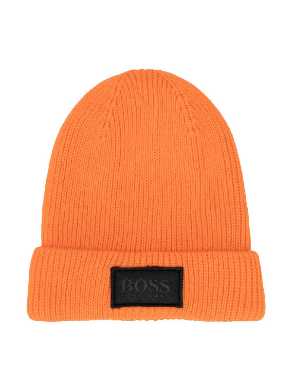 boss orange beanie