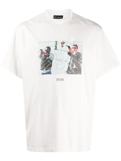 Throwback Axel 1984 Print T-shirt In White