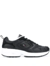 Tommy Jeans Heritage Chunky Sole Sneakers In Black