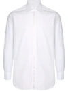 Brioni Cotton Button-down Shirt In White