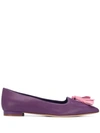 MANOLO BLAHNIK NABU BALLERINA SHOES