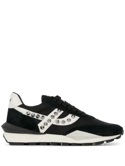 Ash Spider Stud Combo Low-top Trainers In Black