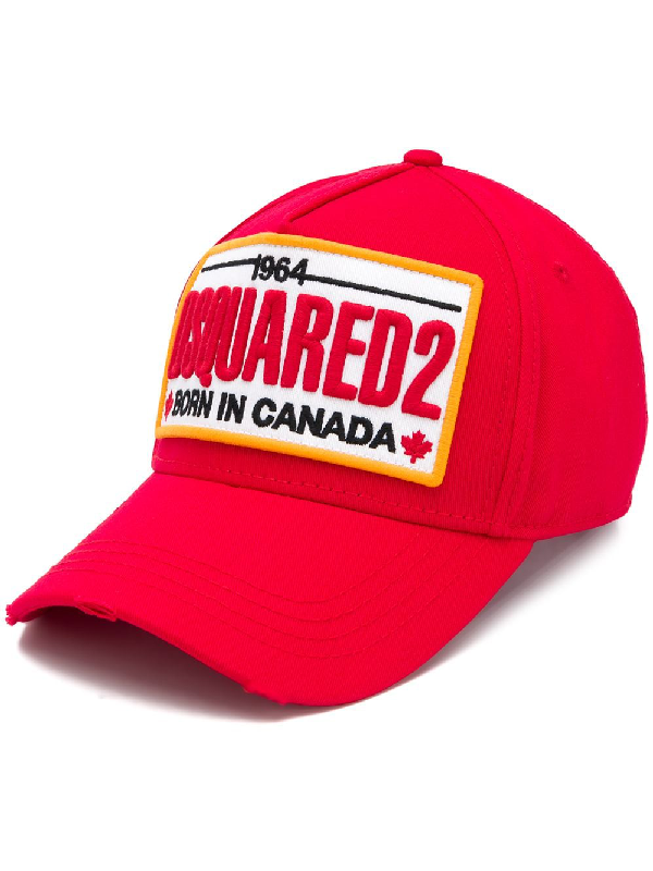 Dsquared2 Born In Canada Cap In Red | ModeSens