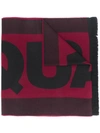 DSQUARED2 LOGO LETTERING SCARF