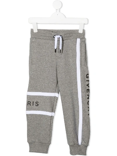 Givenchy Kids' Panelled Tracksuit Bottoms In Grey