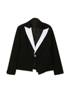 BALMAIN TEEN PINSTRIPE BLAZER,11459612