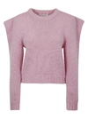 PHILOSOPHY DI LORENZO SERAFINI RIB KNIT SWEATER,V09247108 272 VIOLET