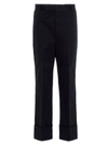 THOM BROWNE BELTLOOP STRAIGHT LEG PANTS,11459371