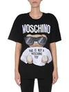 MOSCHINO OVERSIZE FIT T-SHIRT,189592