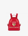 LOVE MOSCHINO PADDED HEART SMALL BACKPACK