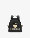 LOVE MOSCHINO PADDED HEART SMALL BACKPACK