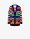 MOSCHINO LAMBSWOOL CARDIGAN MACRO ARGYLE