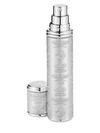 CREED SILVER WITH SILVER TRIM LEATHER POCKET ATOMIZER,400086650746