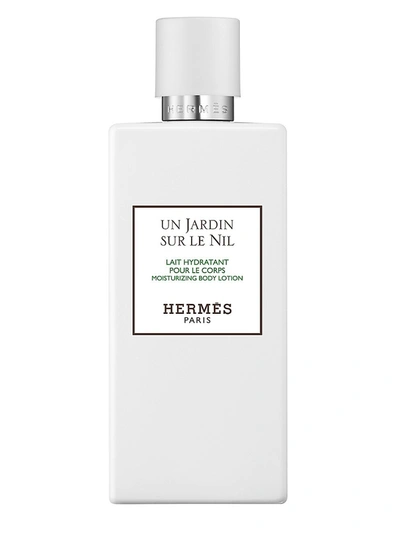 Hermes Un Jardin Sur Le Nil Moisturizing Body Lotion, 6.7 Oz. In Size 5.0-6.8 Oz.