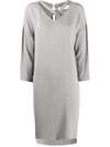 FABIANA FILIPPI TWIST DETAIL SHIFT DRESS