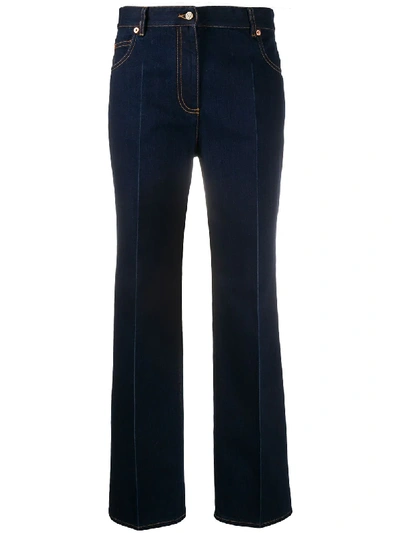 Valentino Straight-leg Jeans In Blue