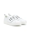 DSQUARED2 TEEN ICON LOGO STRAP TRAINERS