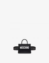 MOSCHINO MINI SHOPPER WITH BELT AND CHAIN