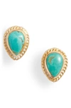 ANNA BECK TURQUOISE STUD EARRINGS (NORDSTROM EXCLUSIVE),ER10104-GTQ
