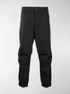 MONCLER TECHNICAL FABRIC STRAIGHT LEG TROUSERS,15636335