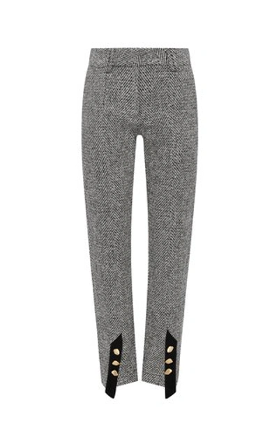 Aje Rebellion Tweed Cropped Trousers
