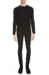 SAINT LAURENT CREWNECK CASHMERE SWEATER,603087YALJ2