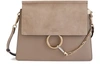 CHLOÉ BIG FAYE SHOULDER BAG,CHLBQ588GR2