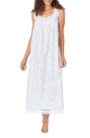 EILEEN WEST FLORAL PRINT COTTON NIGHTGOWN,E5220093